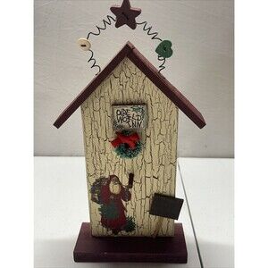 Made In USA Bird House Plaque Decorations Womacks Collectibles Chic Country